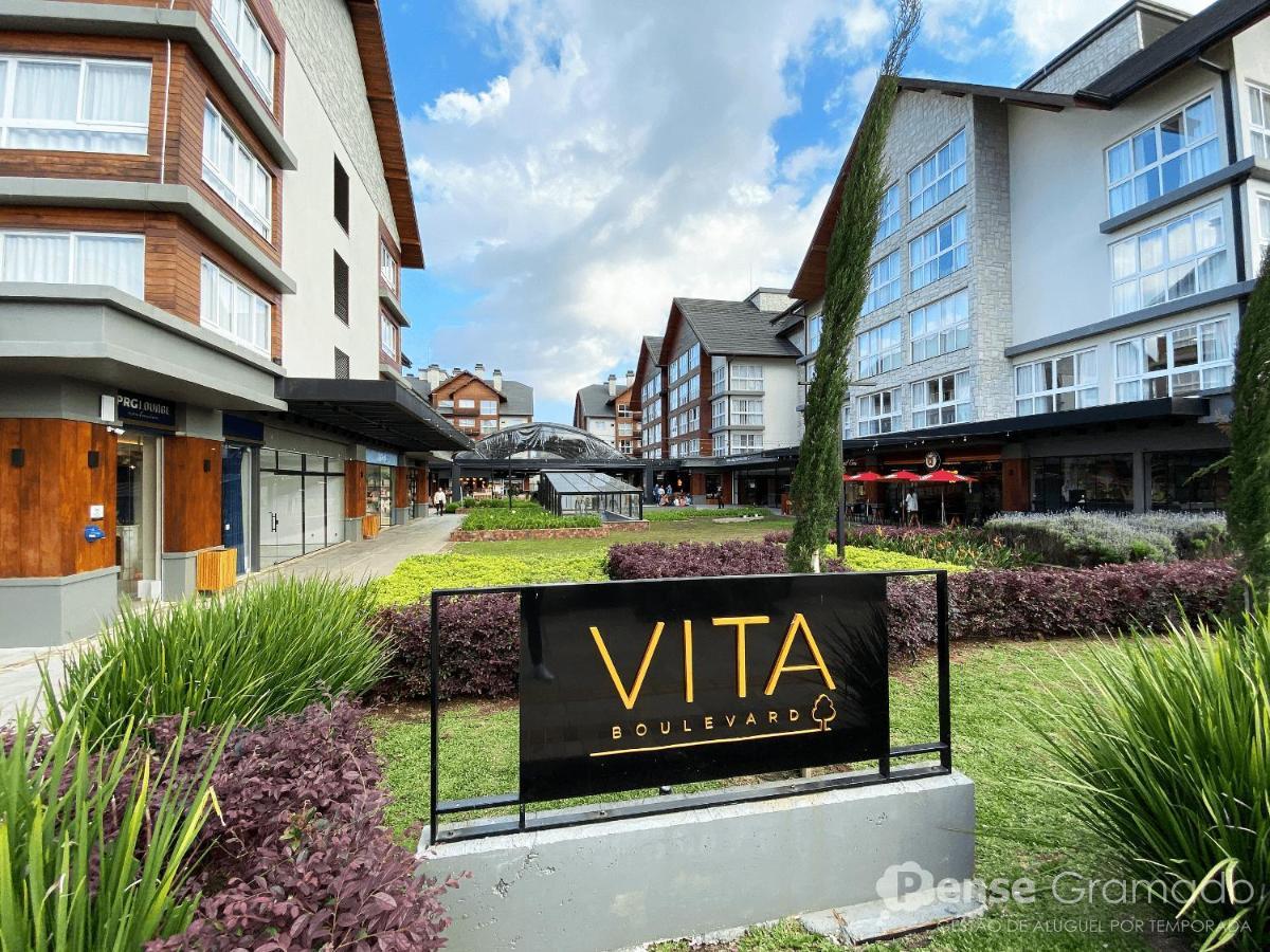 Apartamento 2 Suites - 650M Da Rua Coberta Gramado Exterior foto